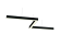 светильник   64W Белый дневной 0510201 Z B 4K (64/3x833) 220V IP20  трёхсекционный универсальный черный