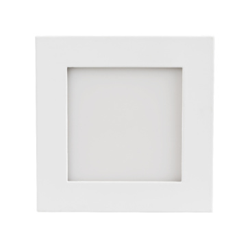 Встраиваемый светильник-панель   5W Белый теплый  020123 DL-93x93M-5W 220V IP20 квадратный белый