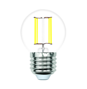 светодиодная лампа шар  G45 Белый дневной  7W UL-00008311  LED-G45-7W/4000K/E27/CL/SLF Volpe Optima