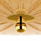 Люстра накладная Lightstar без лампы Zucche 820863 6х60W E27 фигурная янтарный/золото