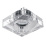 Точечный светильник Lightstar без лампы 006120 LUI CR MR16/HP16  GU5.3/GU10 квадратный встраиваемый хром