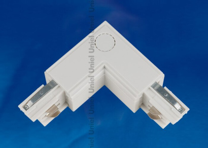 Соединитель для 3-х фазного шинопровода L-образный внутренний  09765 UBX-A22 WHITE 1 POLYBAG