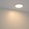 Встраиваемый светильник-панель   9W Белый  020105 DL-120M-9W 220V IP20 круглый белый