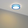 Встраиваемый светильник   5W Белый теплый  022527 LTD-80SOL-B-5W 3000K 220V IP40 круглый синий Уценка!!!