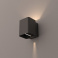светильник  12W Белый теплый 021932 LGD-Wall-Vario-J2B-1 220V IP54  двухсторонний прямоугольный накладной черный