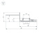 Архитектурный алюминиевый профиль KLUS PAK-EDGE-SLIM-2000 ANOD 023783