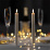фигурка  светодиодная  «Набор свечи класические»  Белый теплый, пластик, воск, АААх2 2х 25х2 см