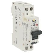 Aвтоматический выключатель дифференциального тока B06S 1P+NP C10 30мА тип AC (18мм) AR-B06S-1N-C10C030 ARMAT IEK
