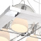 Люстра подвесная Lightstar без лампы 803141 PALLA 4х40W E14 прозрачный/хром