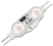 Светодиодный модуль герм. 2led Красный 2835smd 12V линейный с линзой AERO-2-R-H