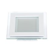 Встраиваемый светильник-панель   6W Белый дневной  014934 LT-S96x96WH стекло 220V IP20 квадратный белый