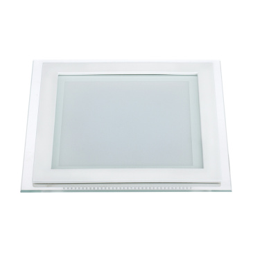 Встраиваемый светильник-панель  12W Белый теплый  015562 LT-S160x160WH стекло 220V IP20 квадратный белый