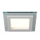 Встраиваемый светильник-панель   6W Белый дневной 00-00001811 P-S100-6-NW стекло 220V IP20 квадратный белый