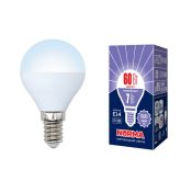 светодиодная лампа шар  G45 Белый   7W UL-00003818 LED-G45-7W/DW/E14/FR/NR Norma Volpe