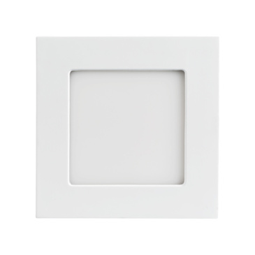 Встраиваемый светильник-панель   9W Белый теплый  020127  DL-120x120M-9W 220V IP40 квадратный белый
