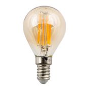 лампа ретро светодиодная Vintage форма шар 5W UL-00010551 LED-G45-5W-GOLDEN-E14 GLV21GO