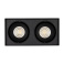 Накладной светильник  22W Белый дневной 023086 SP-CUBUS-S100x200BK-2x11W 220V двойной куб черный