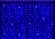 гирлянда ЗАНАВЕС  62W Синий RL-C2*3F-CW/B, белый провод, 2*3 м., 220V, 600 Led, IP65, мерцание