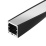 алюминиевый профиль SL-ARC-3535-TWIST90R-400 BLACK скрученный 032682