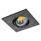 Точечный светильник Lightstar без лампы 012037 Banale MR16 GU5.3 квадрат встраиваемый черный