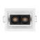 Встраиваемый светильник   5W Белый дневной  032232 MS-ORIENT-BUILT-TURN-TC-S67x90-5W 220V IP20 прямоугольный белый с черной вставкой