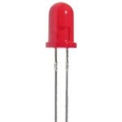 светодиод выводной  5мм Красный 1.0-1.8cd L-53SRD-J4