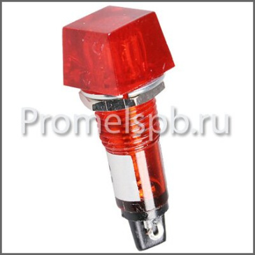 Лампа красная неон XDN RWE-201 (N-802) 220В