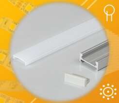 Алюминиевый профиль MIC-H со скрытым крепежом.