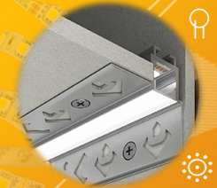 Линии света в гипсокартоне.