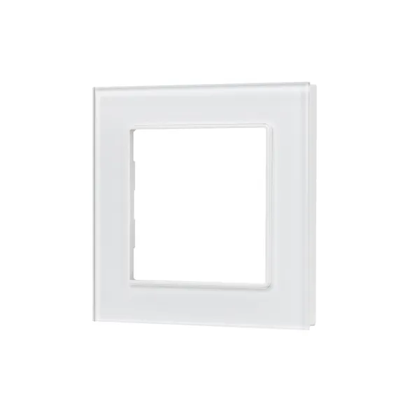 Рамка стеклянная 1 пост Arlight GLARE 043786 FRM-GLARE-GS-1-WH белая