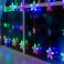 гирлянда БАХРОМА RGB с насадками «Звёздочки» 186 LED, IP20