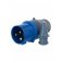 Вилка переносная ССИ-013 2P+PE 16А 200-250В IP44 PSR01-016-3 IEK