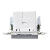 Розетка встраиваемая USB IEK SKANDY A+A 3,1А SK-U21-D31-K03 SK-R15Gr серый