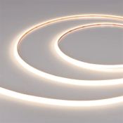 Светодиодная лента  Белый дневной 2020 24V  6W/m 320Led/метр герм (силикон) 061999 MICROLED-SEW-M320-3mm 4000K IP65