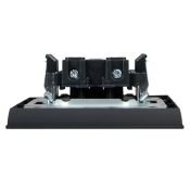 Штепсельная розетка встраиваемая IEK BRITE 10А BR-R10-10-K53-F РСР10-1-0-БрГ без з/к и шторками в сборе графит
