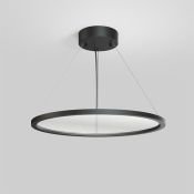 Подвесной светильник  35W Белый -MIX DENKIRS VEIL DK6617-BK 230V с ПДУ круглый черный