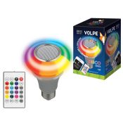 Светодиодный светильник-проектор RGB ULI-Q340 5W-RGB-E27 SILVER Bluetooth Volpe