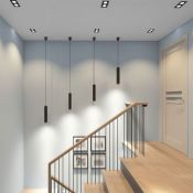 Встраиваемый светильник без лампы DENKIRS RODVIG DK3072-BBR 2xGU10/GU5.3 черный/бронзовый прямоугольный