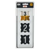 Рамка стеклянная 3 поста IEK BRITE BR-M32-G-41-K01 РУ-3-2-Бр белый RE