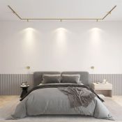 Трековый светильник однофазный   6W Белый теплый SHINE SPOT DK5740-SB IP20 на шинопровод латунь