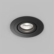 Встраиваемый светильник без лампы DENKIRS HYDRO DK2110-BK GU10 черный круглый IP44