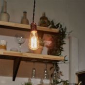 лампа ретро накаливания Vintage форма конус 60W UL-00000482 IL-V-ST64-60/GOLDEN/E27 VW02 диммируемая