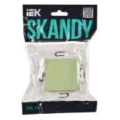 Заглушка c суппортом SK-C01G мятный SK-PL10-K06 SKANDY IEK