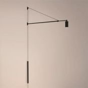 Накладной светильник   6W Белый теплый 059601 SP-KANEL-WALL Warm3000 (BK, 36 deg, 230V, TELESCOPIC) настенный черный Накладной светильник   6W Белый теплый 059601 SP-KANEL-WALL Warm3000 (BK, 36 deg, 230V, TELESCOPIC) настенный черный