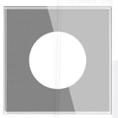 Рамка стеклянная 1 пост Arlight GLARE 043834 FRM-GLARE-GC-1-GR серая