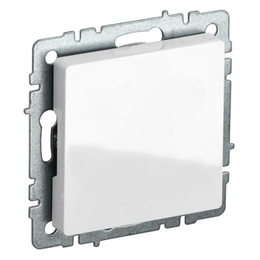 Заглушка с суппортом МЗ10-БрБ белый BR-PL10-K01 BRITE IEK