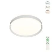 Накладной светильник  40W Белый -MIX DENKIRS PLATO DK6510-WH 230V с ПДУ круглый белый