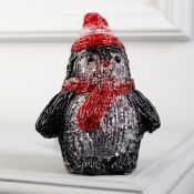 фигура Пингвин  12х15х9 ААх2 свечение белое