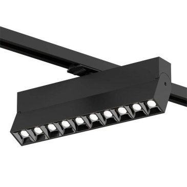 Трековый светильник  20W Белый дневной SOLID EDDER DK6646-BK IP20 на шинопровод черный