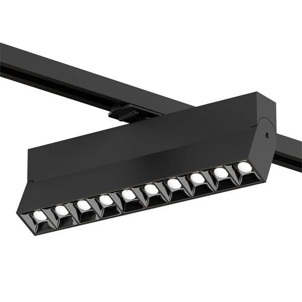 Трековый светильник  20W Белый дневной SOLID EDDER DK6646-BK IP20 на шинопровод черный